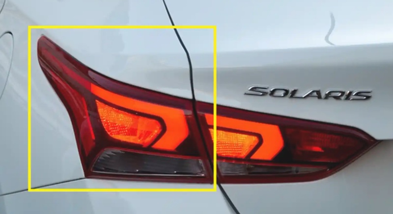 Фонарь задний левый Hyundai Accent Solaris 2017